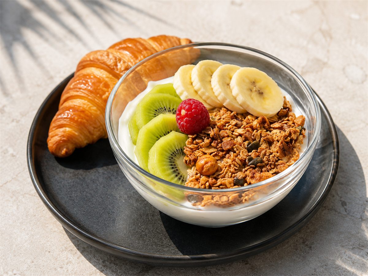 Colazione fresca al MIRÀ Beach Club